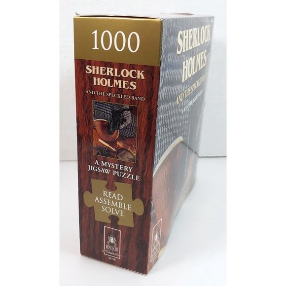 Sherlock Holmes and the Speckled Band - 1000pc. Jigsaw Puzzle & Mystery Book - Picture 3 of 4